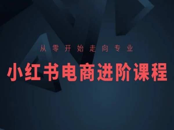 从零开始迈向技术专业，小红书电商升阶课程内容-缔造者