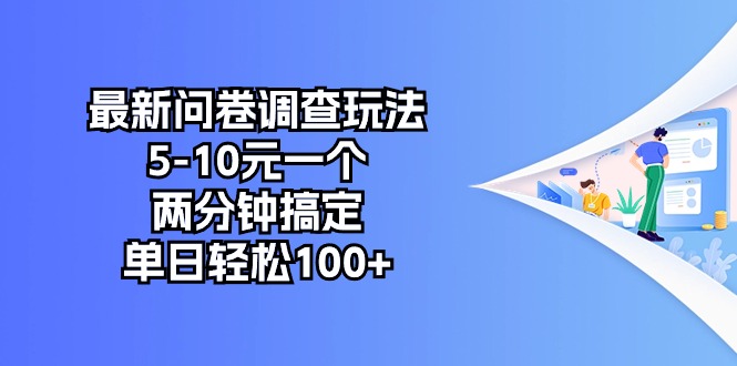 最新问卷调查玩法，5-10元一个，两分钟搞定，单日轻松100+-缔造者