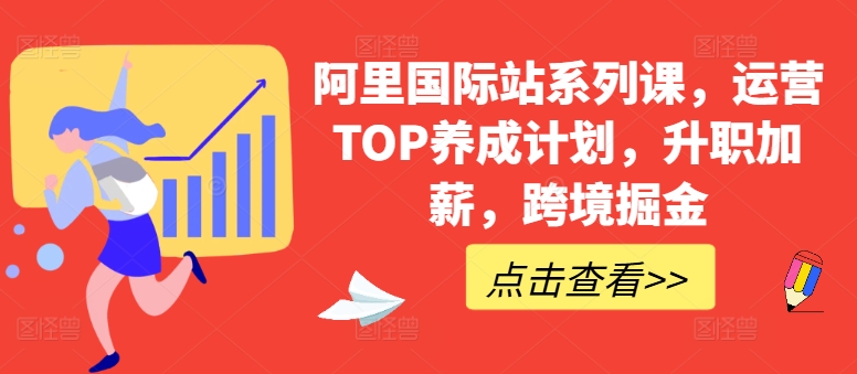 阿里国际站系列课，运营TOP养成计划，升职加薪，跨境掘金-缔造者