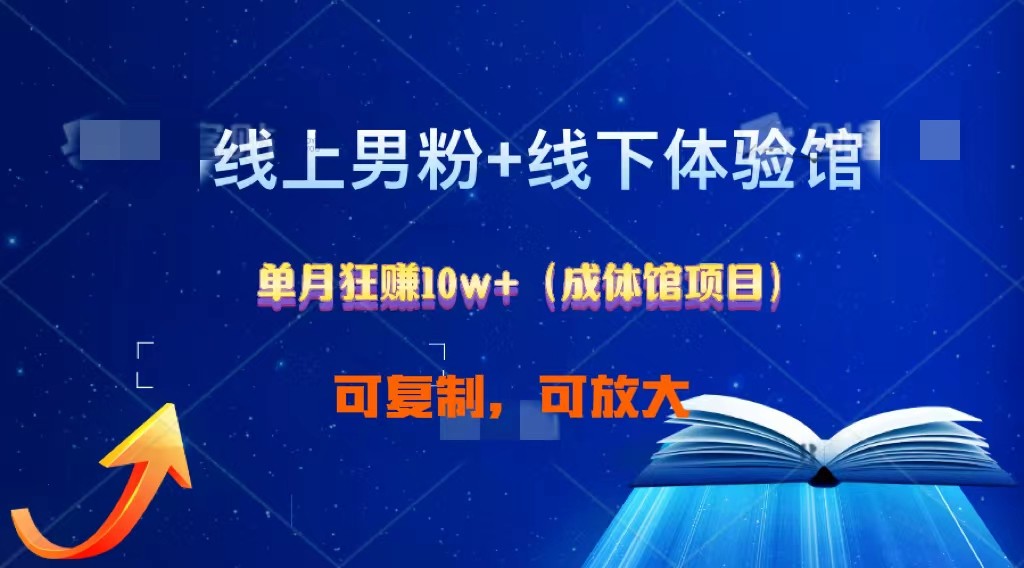 线上男粉+线下成体馆：单月狂赚10W+1.0-缔造者