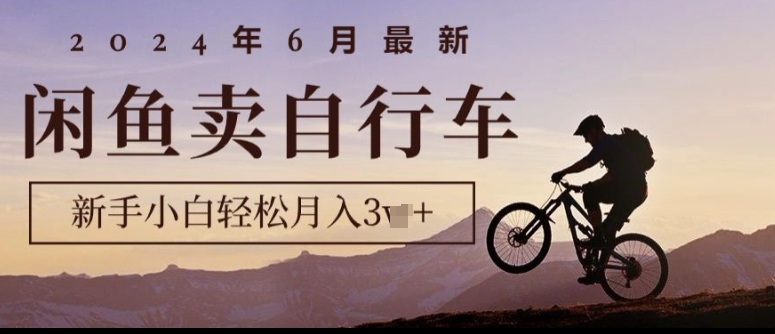 2024年6月全新淘宝闲鱼单车，新手入门轻轻松松月收入1w ，零风险新项目-缔造者