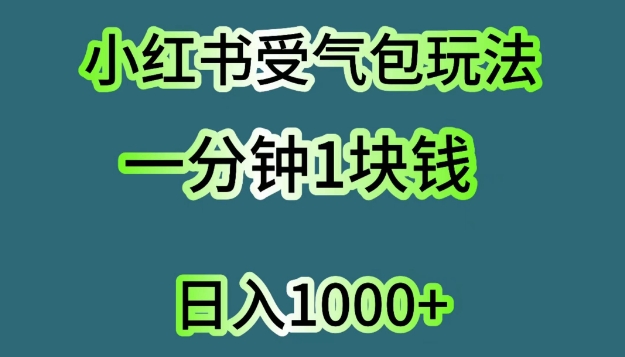 小红书的出气筒新项目，单机版实际操作日入多张-缔造者