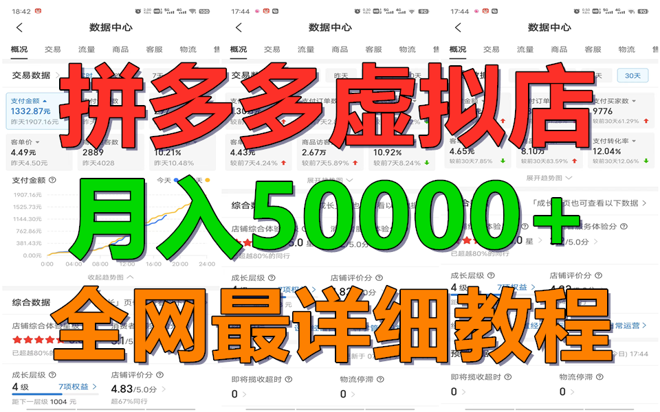 拼多多平台虚似电子商务夏令营月入50000 你也行，爆利平稳长期，第二职业优选-缔造者