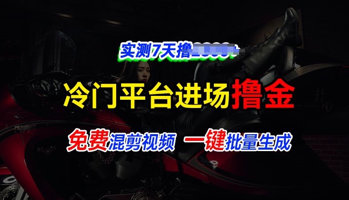 全新升级小众服务平台vivo短视频，迅速完全免费入场搞米，根据混剪视频一键批量生成，评测7天撸2.3k-缔造者